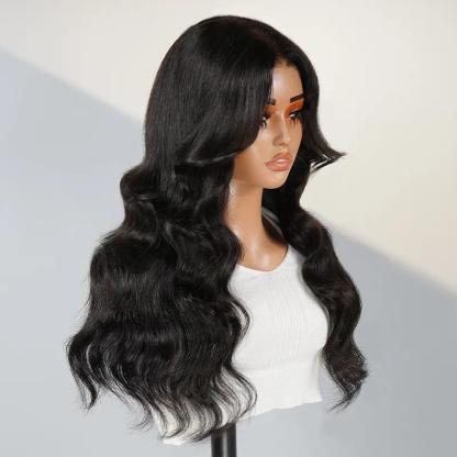 9x6 Layer Glueless Wig With Bangs Body Wave
