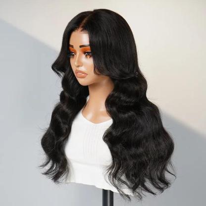 9x6 Layer Glueless Wig With Bangs Body Wave