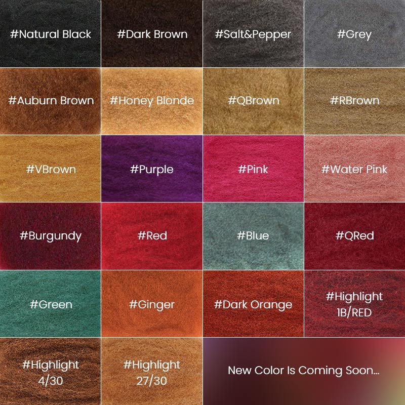 WIGARI Mixed Color #4/30 Afro Kinky Bulk Highlights #27/30 Human Hair