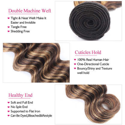 P4/27 Highlight Loose Deep Wave 3 Bundles