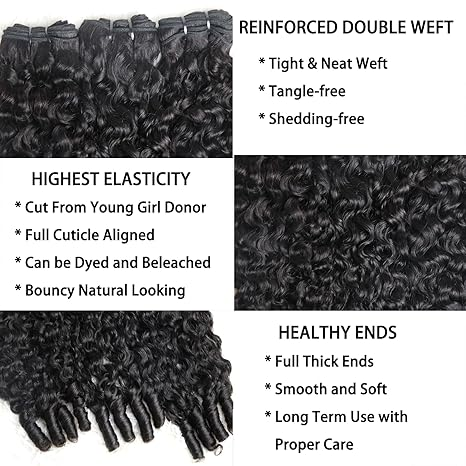  Brazilian Burmese Curly Human Hair 3 Bundles with 13x4 Frontal HD Lace for Women