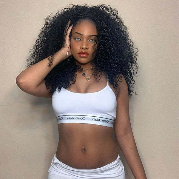 Wigari Afro Curly Hair Invisi-Drawstring 360 Lace Glueless Wig Beginner Friendly