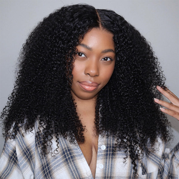 Wigari Afro Curly Hair Invisi-Drawstring 360 Lace Glueless Wig Beginner Friendly