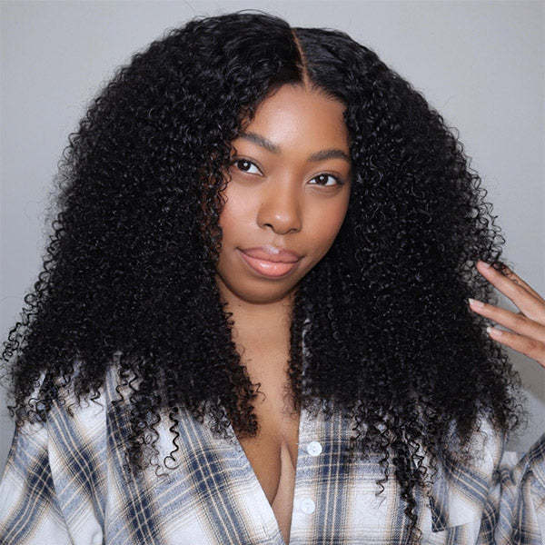 Wigari Afro Curly Hair Invisi-Drawstring 360 Lace Glueless Wig Beginner Friendly