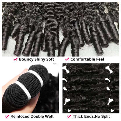 Wigari Hair 12A Raw Burmese Curly 3 Bundles 100% Virgin Unprocessed Human Hair Extension