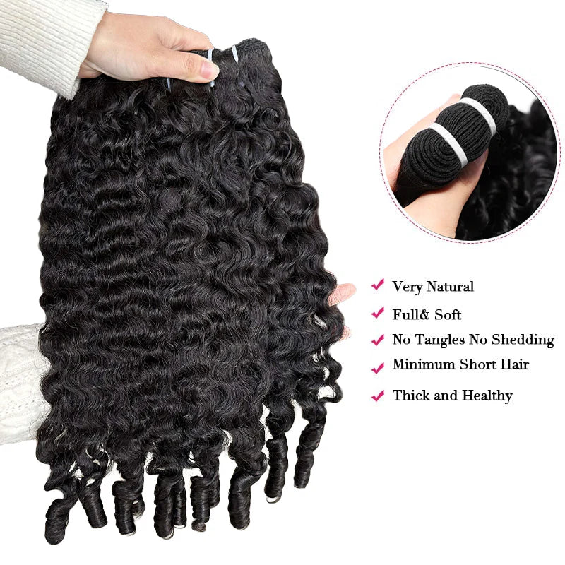 Wigari Hair 12A Raw Burmese Curly 3 Bundles 100% Virgin Unprocessed Human Hair Extension