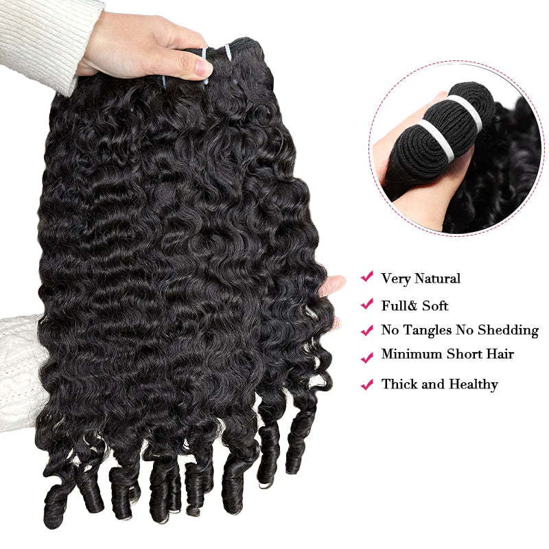 Wigari Hair 12A Raw Burmese Curly 3 Bundles 100% Virgin Unprocessed Human Hair Extension