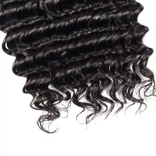 Deep Wave Boho Braids Bulk Human Hair Braidings 30 Inch Hair Bundles 100% Unprocessed No Weft Deep Curly Hair Extensions