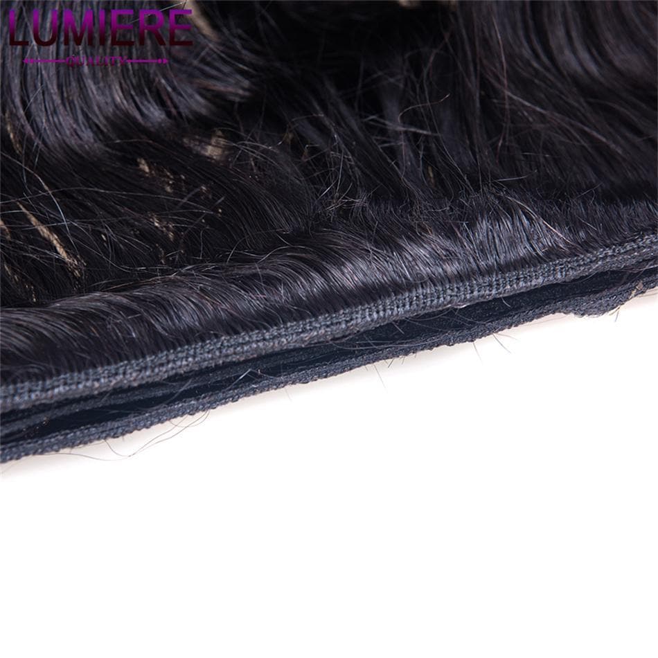  3 Bundles Peruvian Straight Virgin Human Hair Extension 8-40 inches