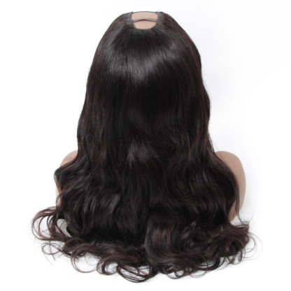 U Part Wigs Human Hair Wigs for Women Brazilian Body Wave None lace front wigs Glueless Hair Extension Clip