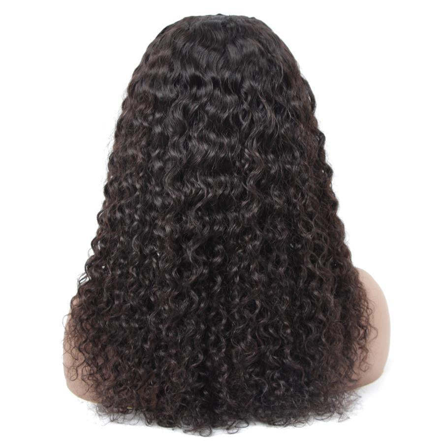 U Part Wigs Human Hair Wigs for Women Brazilian Water Wave Remy Human Hair Glueless Full Head Clip in Half Wig U Shape Wig