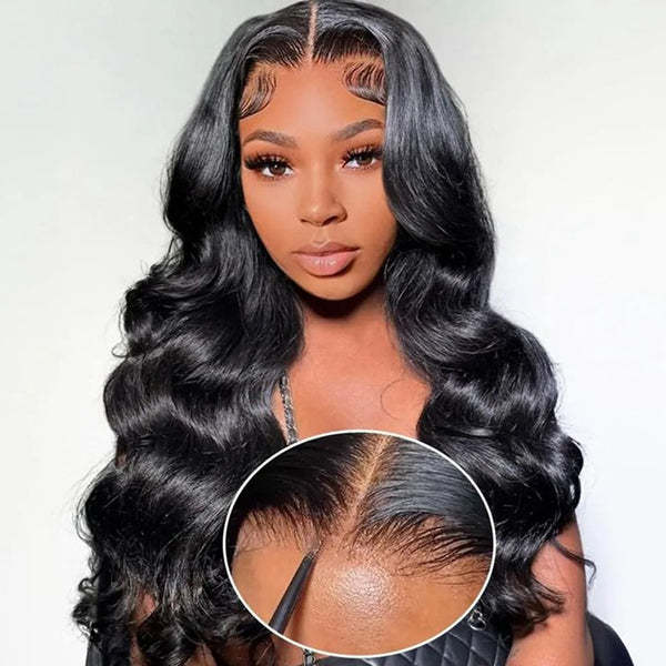 5x5 Ready to Wear Glueless Wig Pre Plucked Pre Bleached Knots Pre Cut HD Lace Front Upgrade Drawstring Human Hair Wigs for Beginner Friendly Flash Sale