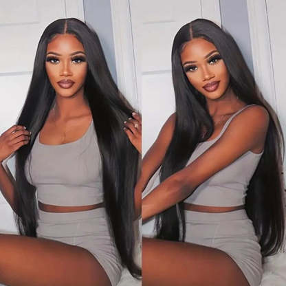 5x5 Ready to Wear Glueless Wig Pre Plucked Pre Bleached Knots Pre Cut HD Lace Front Upgrade Drawstring Human Hair Wigs for Beginner Friendly Flash Sale