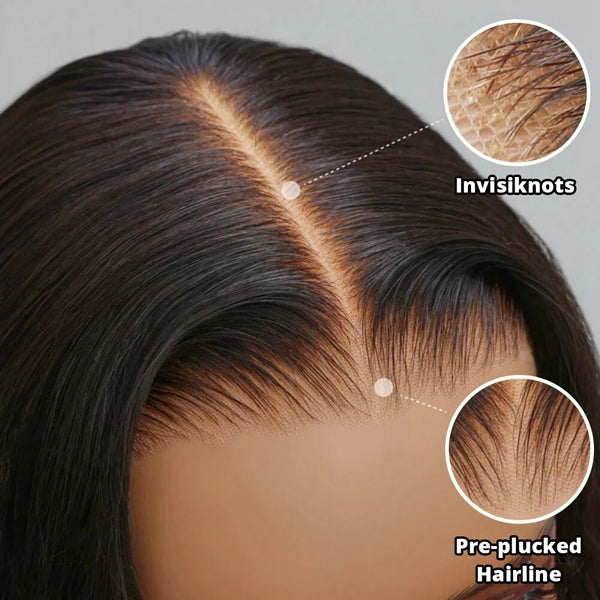 Lolly 30 inch 13x4 HD Full Lace Front Wigs Upgrade Frontal Drawstring Wig Pre Plucked Pre Bleached Knots Glueless Human Hair Wigs Flash Sale