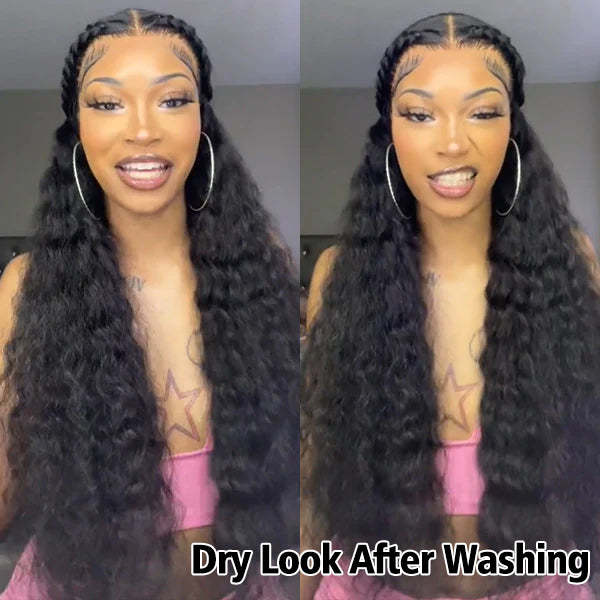 Pre Plucked HD Lace Wigs Loose Deep Wave Brazilian Virgin Human Hair Lace Front Wigs for Women Natural and Realistic Lace Frontal Wigs