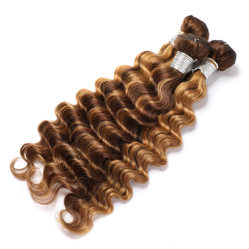 P4/27 Highlight Loose Deep Wave 3 Bundles