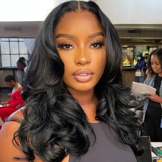 24h Shipping | Ocean Wave Hair Wear Go Glueless Wigs 6x4 Pre Cut HD Lace Closure Wigs With Pre Plucked Nautral Hairline