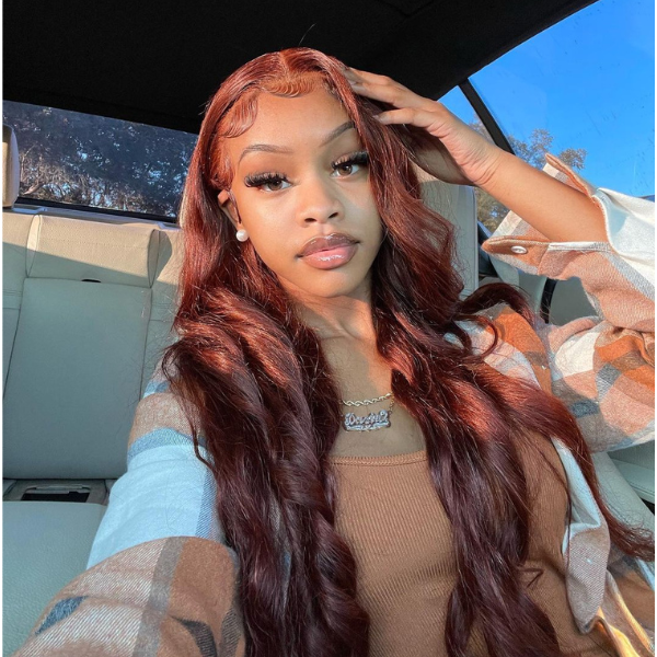 Autumn Vibe Reddish Brown Colored Lace Front Wigs Straight and Body Wave Human Hair Wigs