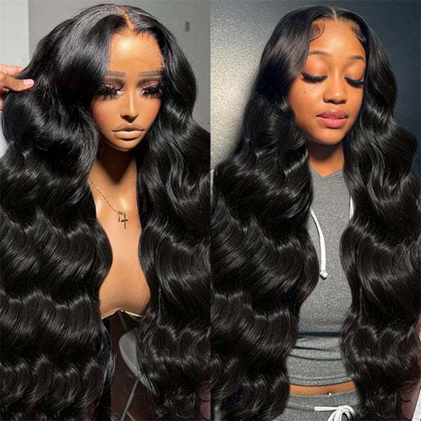 5x5 Ready to Wear Glueless Wig Pre Plucked Pre Bleached Knots Pre Cut HD Lace Front Upgrade Drawstring Human Hair Wigs for Beginner Friendly Flash Sale