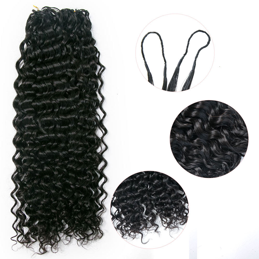 WIGARI Lightweight Water Wave Crochet Human Hair Extension