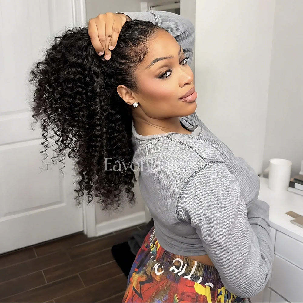 WIGARI Lightweight Deep Wave Crochet Human Hair Extension