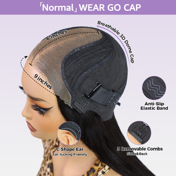  Afro Curly Glueless 9x6 T Part Lace Wear Go Wig Pre-Bleached Tiny Knots Natural Frontal Look