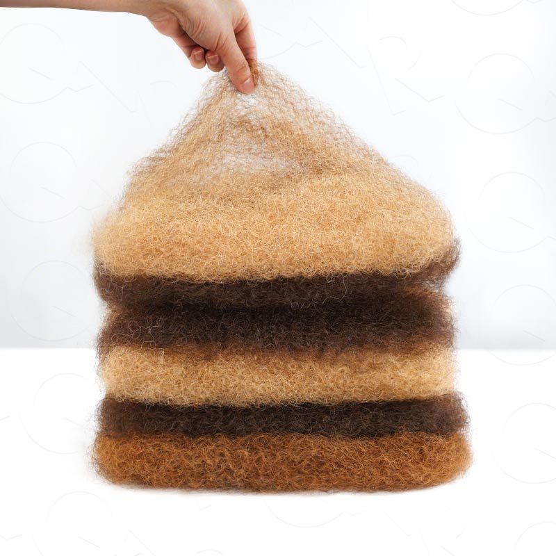 WIGARI Dark Brown Afro kinky Bulk Hair Extensions For Braiding Dreadlock Human Hair