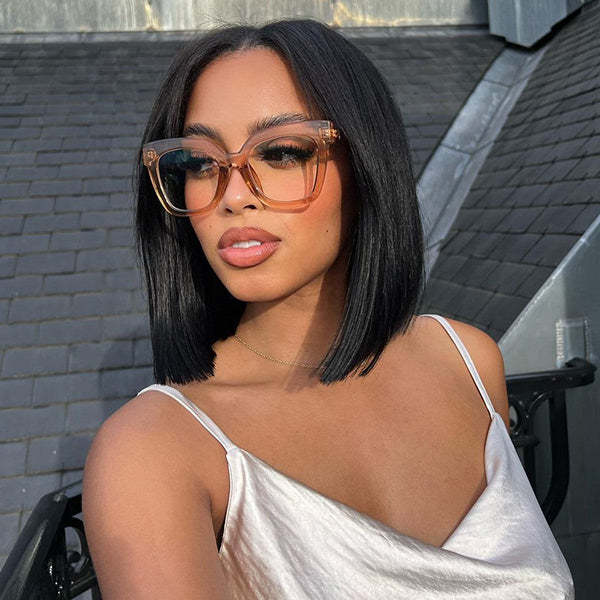  Wear Go Wigs Straight Hair Pre Cut 7x5 HD Lace Closure Wig Short Bob Glueless Wig