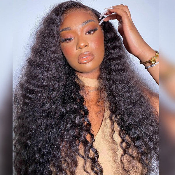 Pre Plucked HD Lace Wigs Loose Deep Wave Brazilian Virgin Human Hair Lace Front Wigs for Women Natural and Realistic Lace Frontal Wigs
