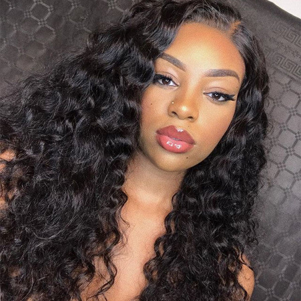 Pre Plucked HD Lace Wigs Loose Deep Wave Brazilian Virgin Human Hair Lace Front Wigs for Women Natural and Realistic Lace Frontal Wigs