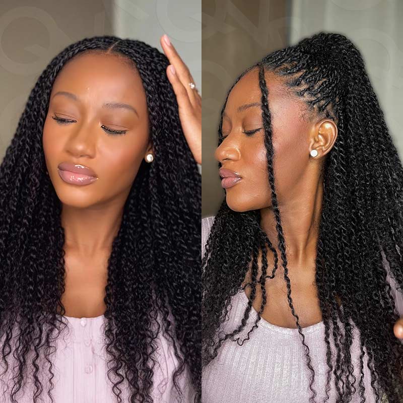 WIGARI Natural Black Afro kinky Bulk Hair Extensions For Braiding Dreadlock Human Hair
