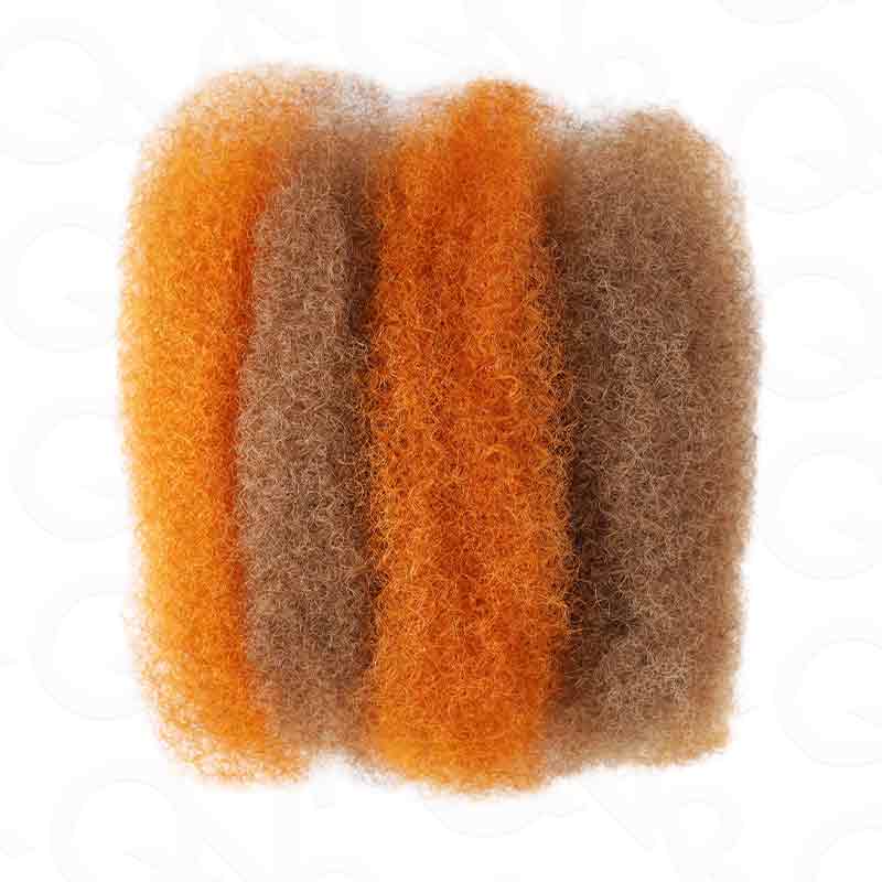 WIGARI 3 In 1 Afro Kinky Bulk Three Colors #32/16/613 Human Hair For Braiding Dreadlock Hair