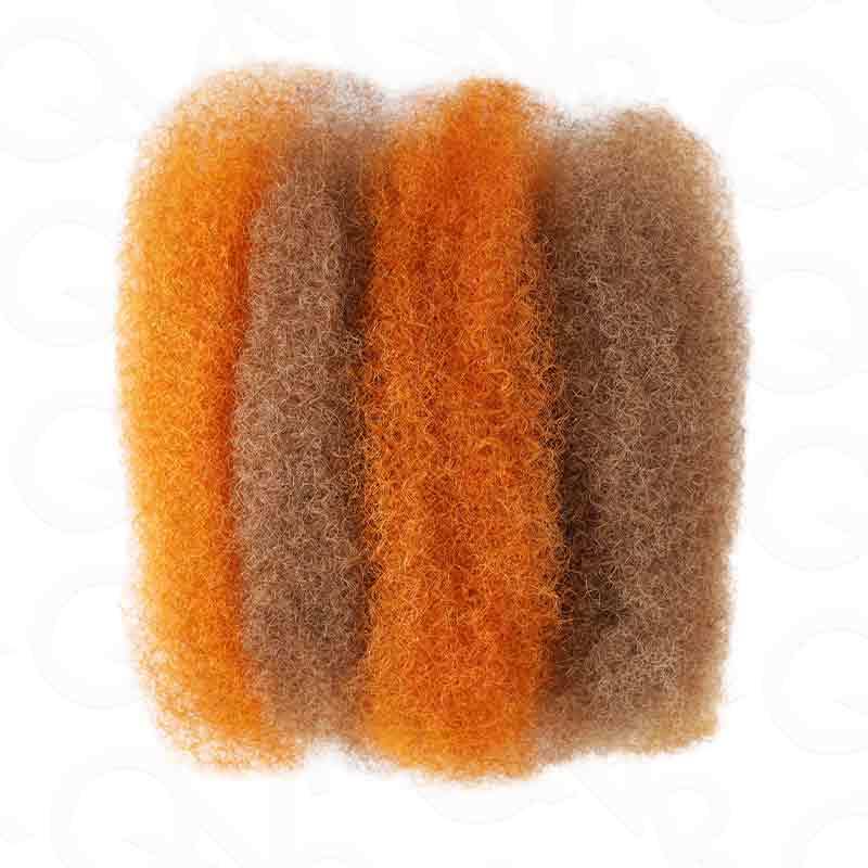 WIGARI 3 In 1 Afro Kinky Bulk Three Colors #32/16/613 Human Hair For Braiding Dreadlock Hair