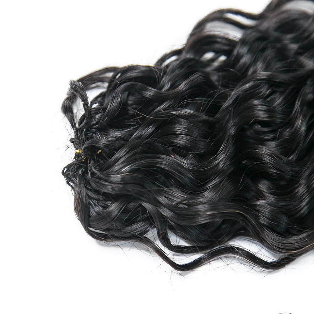 WIGARI Lightweight Water Wave Crochet Human Hair Extension