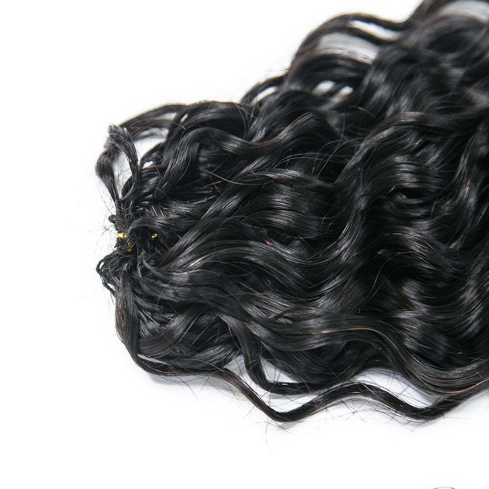 WIGARI Lightweight Water Wave Crochet Human Hair Extension