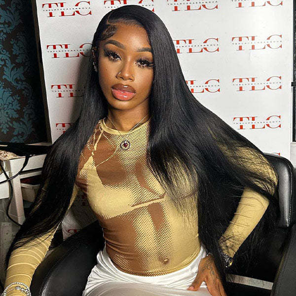 M-cap Straight Wear Go Wigs Pre Cut 9x6 HD Lace Bleached Knots Glueless Wigs Human Hair Tiny Knots Pre Plucked Hairline