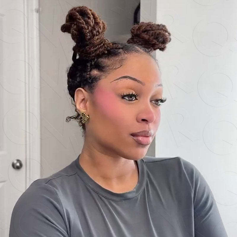 WIGARI Mixed Color #4/30 Afro Kinky Bulk Highlights #27/30 Human Hair