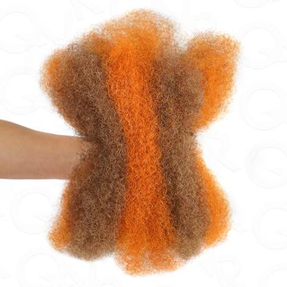 WIGARI 3 In 1 Afro Kinky Bulk Three Colors #32/16/613 Human Hair For Braiding Dreadlock Hair