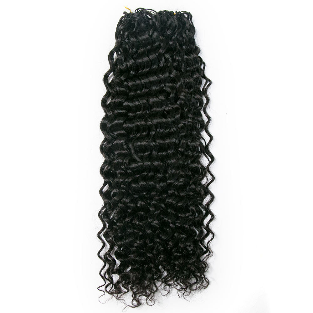 WIGARI Lightweight Water Wave Crochet Human Hair Extension