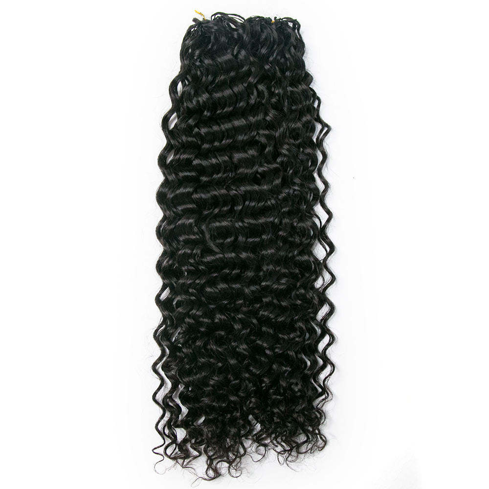 WIGARI Lightweight Water Wave Crochet Human Hair Extension