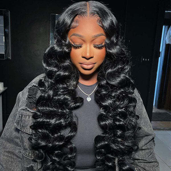  M-Cap Wand Curl Pre Cut 9x6 HD Lace Wear Go Glueless Wigs 100% Human Hair Pre Bleached Tiny Knots
