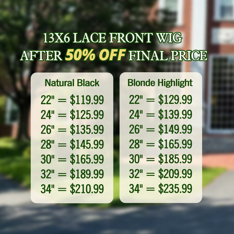 13x6 Lace front Wigs