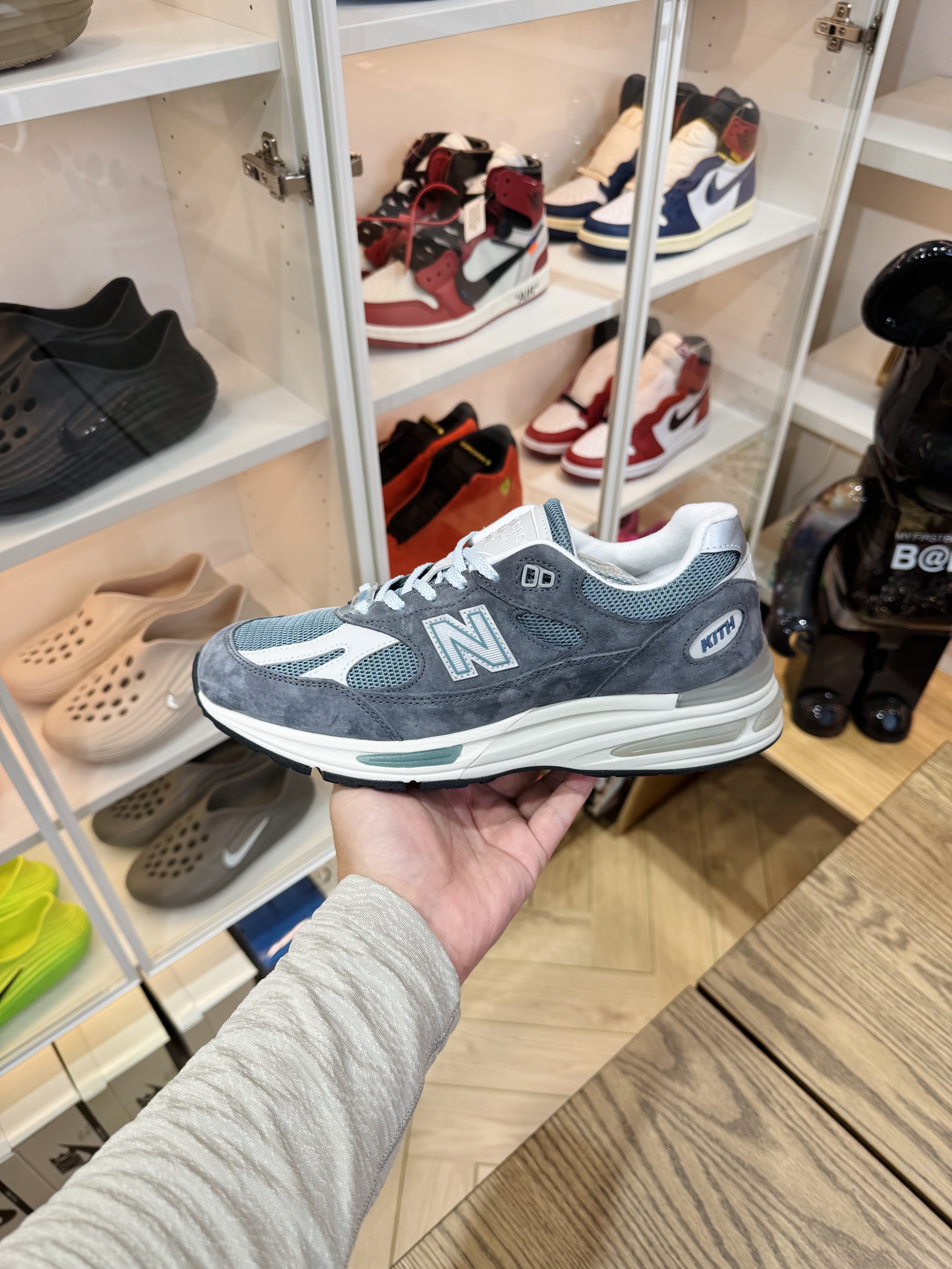 KITH x NB 991 V2  灰蓝色“Steel Blue”