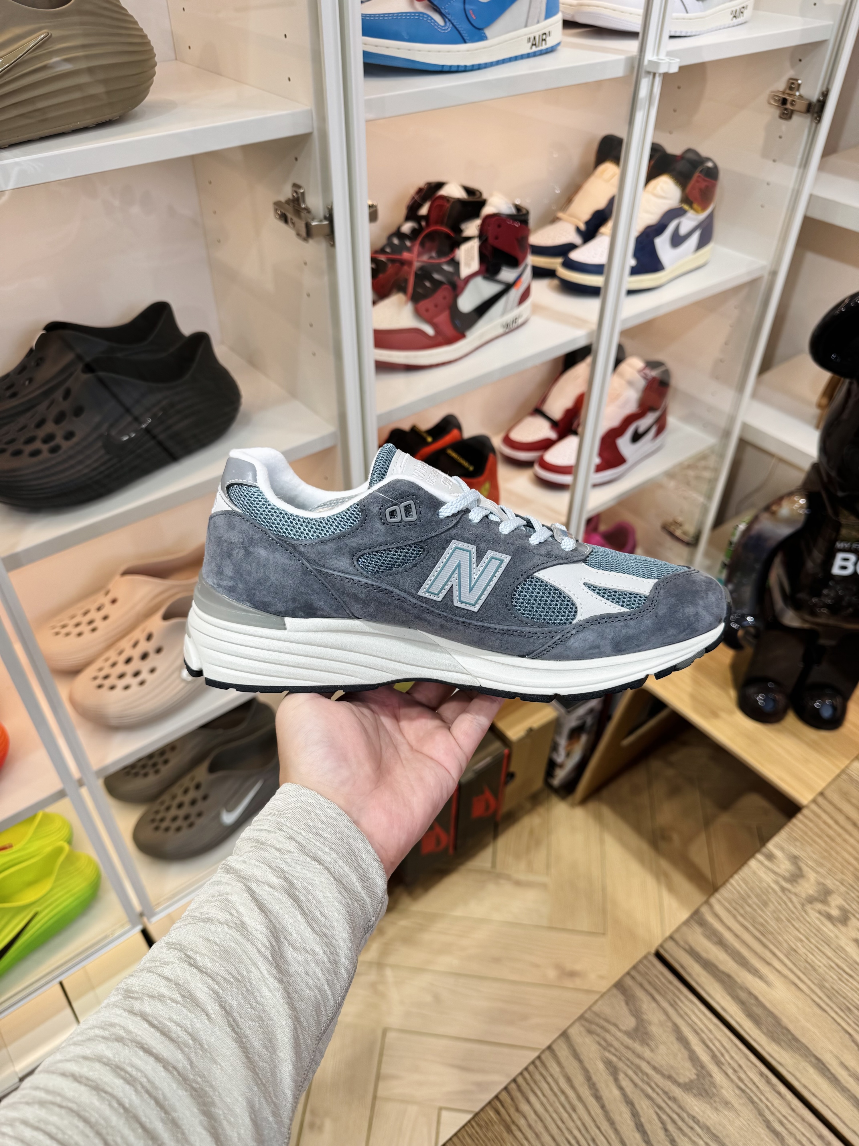 KITH x NB 991 V2  灰蓝色“Steel Blue”