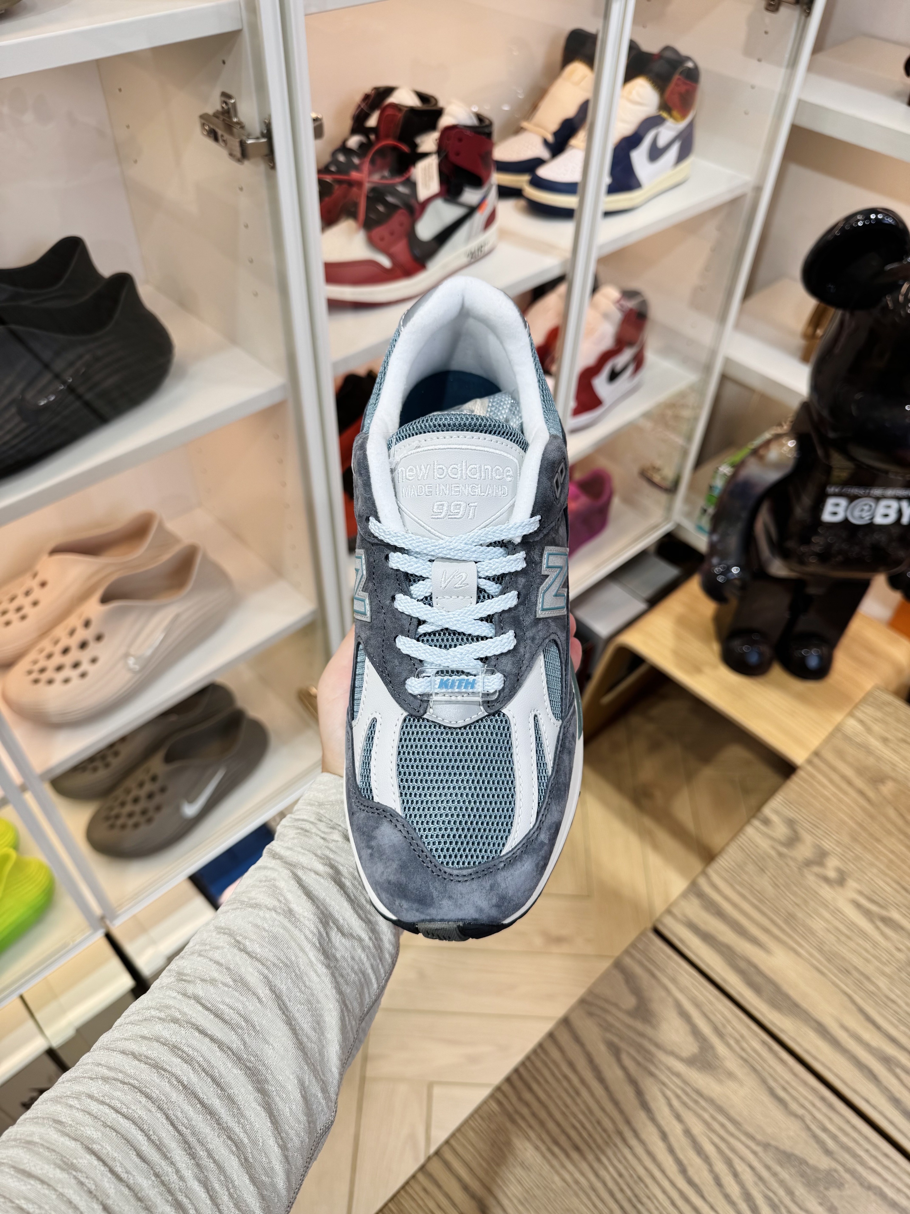 KITH x NB 991 V2  灰蓝色“Steel Blue”