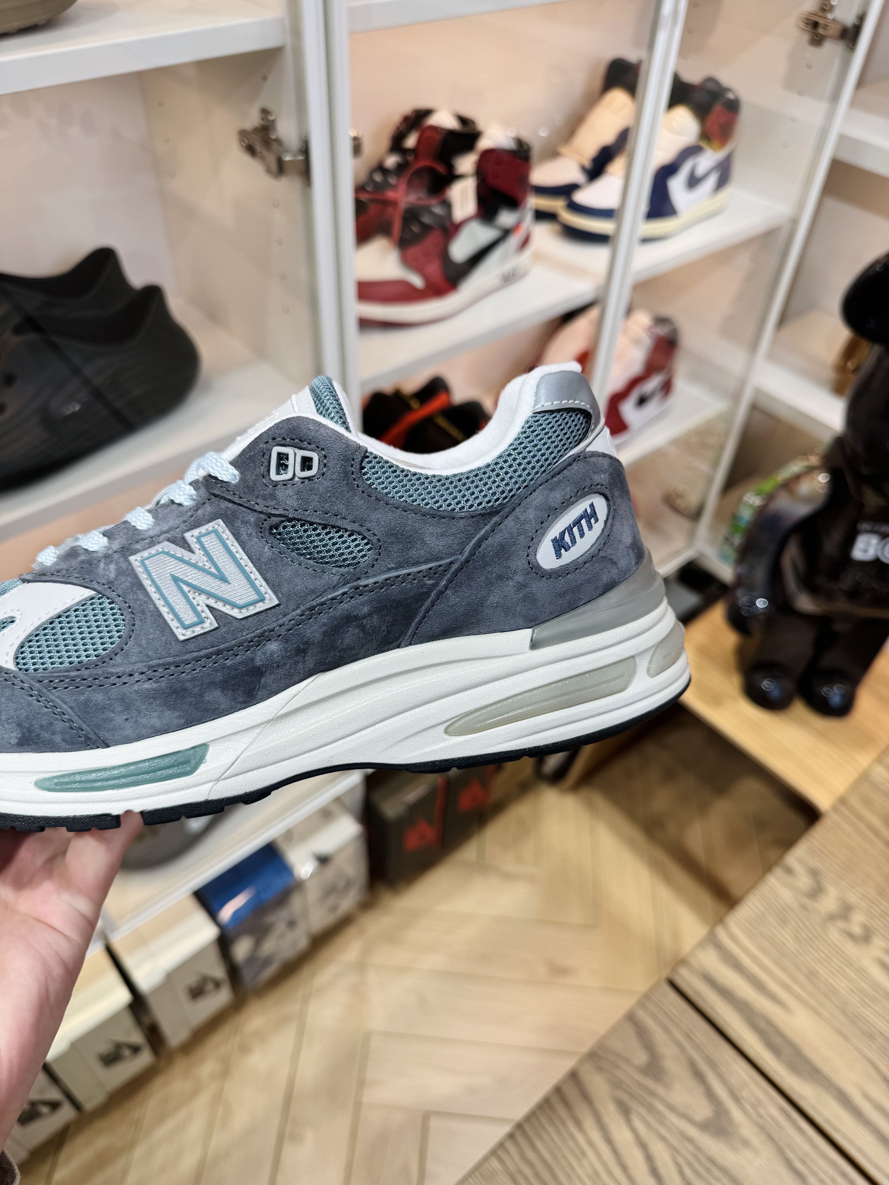 KITH x NB 991 V2  灰蓝色“Steel Blue”