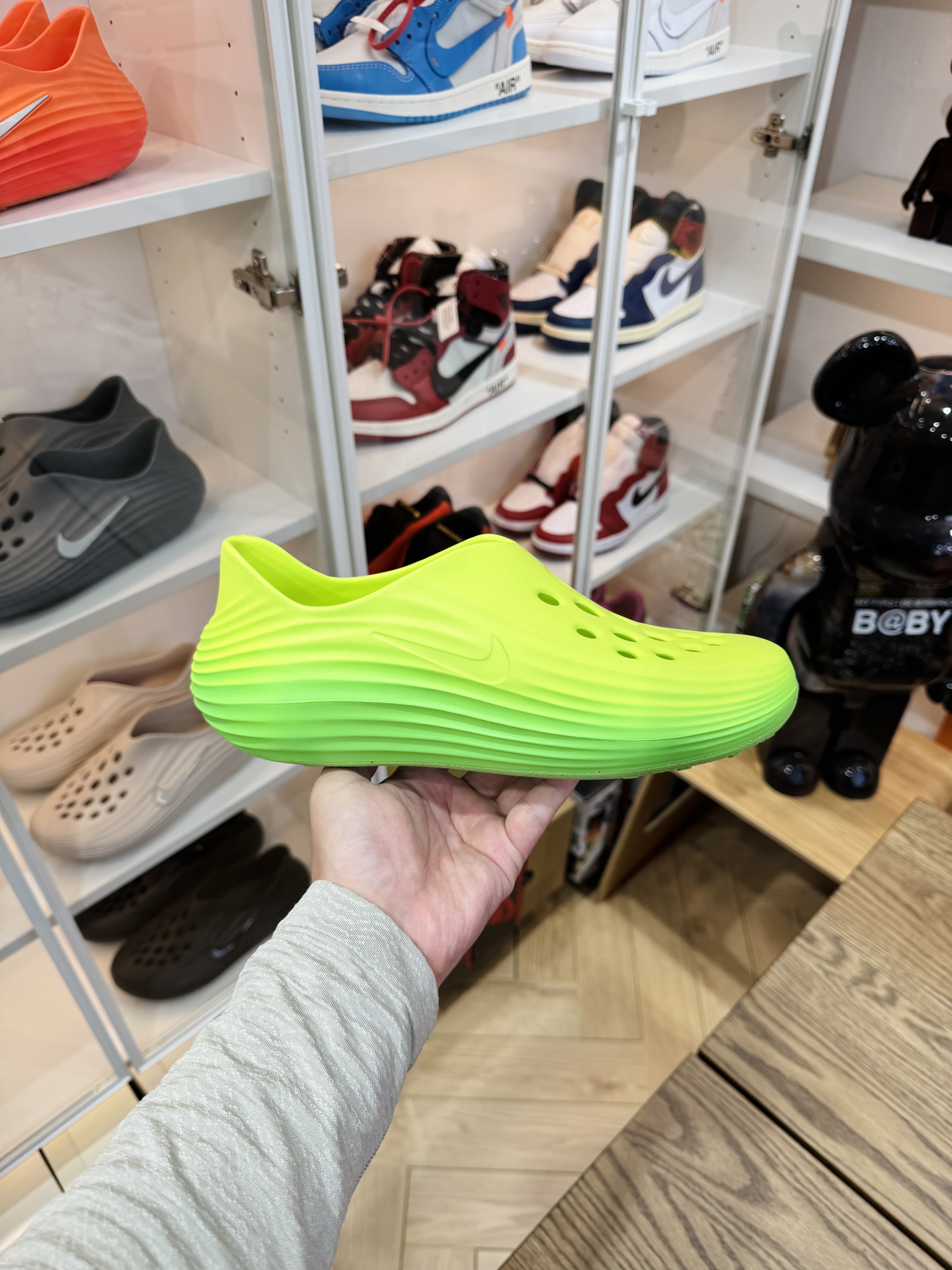 Nike ReactX Rejuven8  简约洞洞鞋 男女同款 绿色