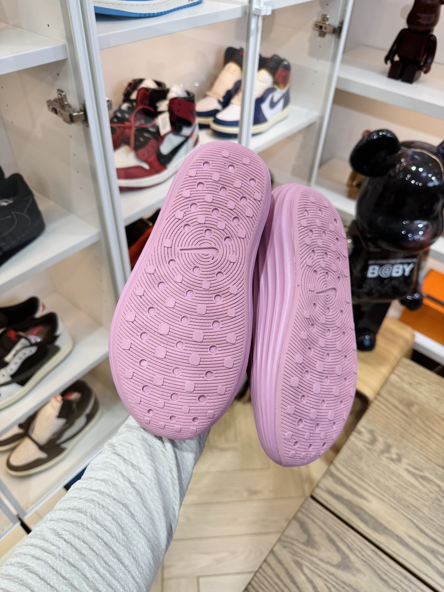 Nike ReactX Rejuven8  简约洞洞鞋 女款 粉色