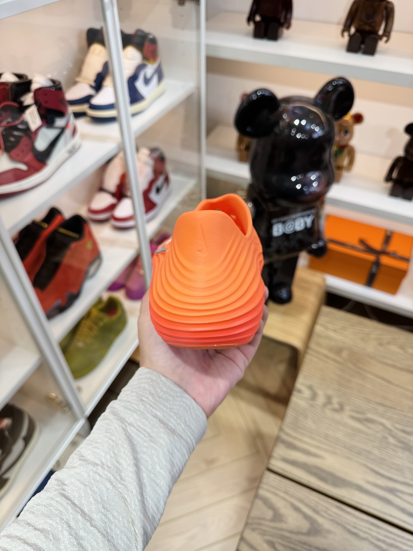 Nike ReactX Rejuven8  简约洞洞鞋 男女同款 橙色