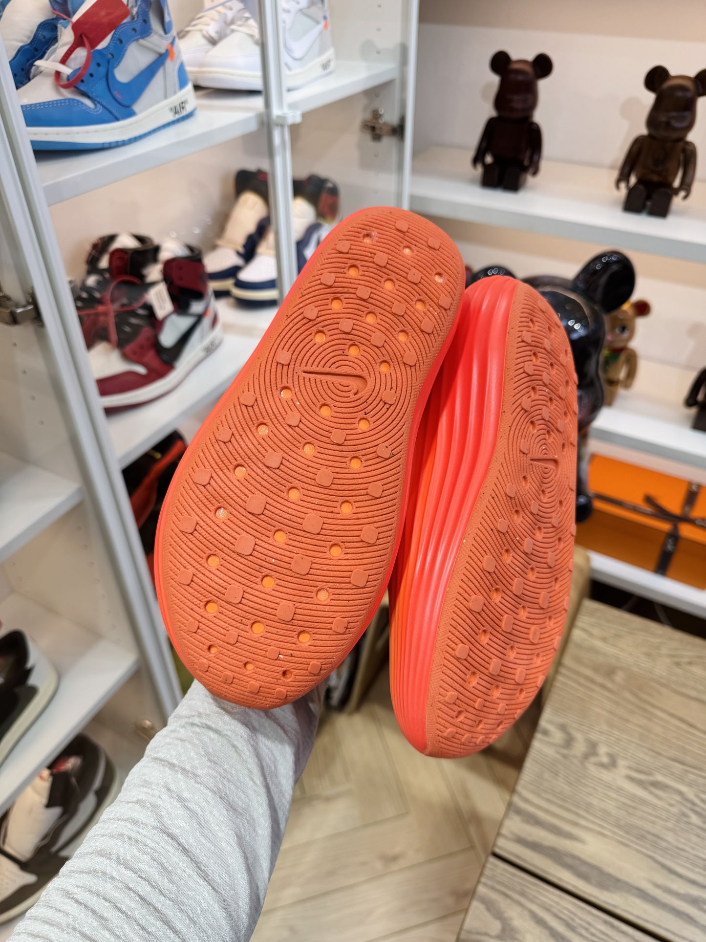 Nike ReactX Rejuven8  简约洞洞鞋 男女同款 橙色